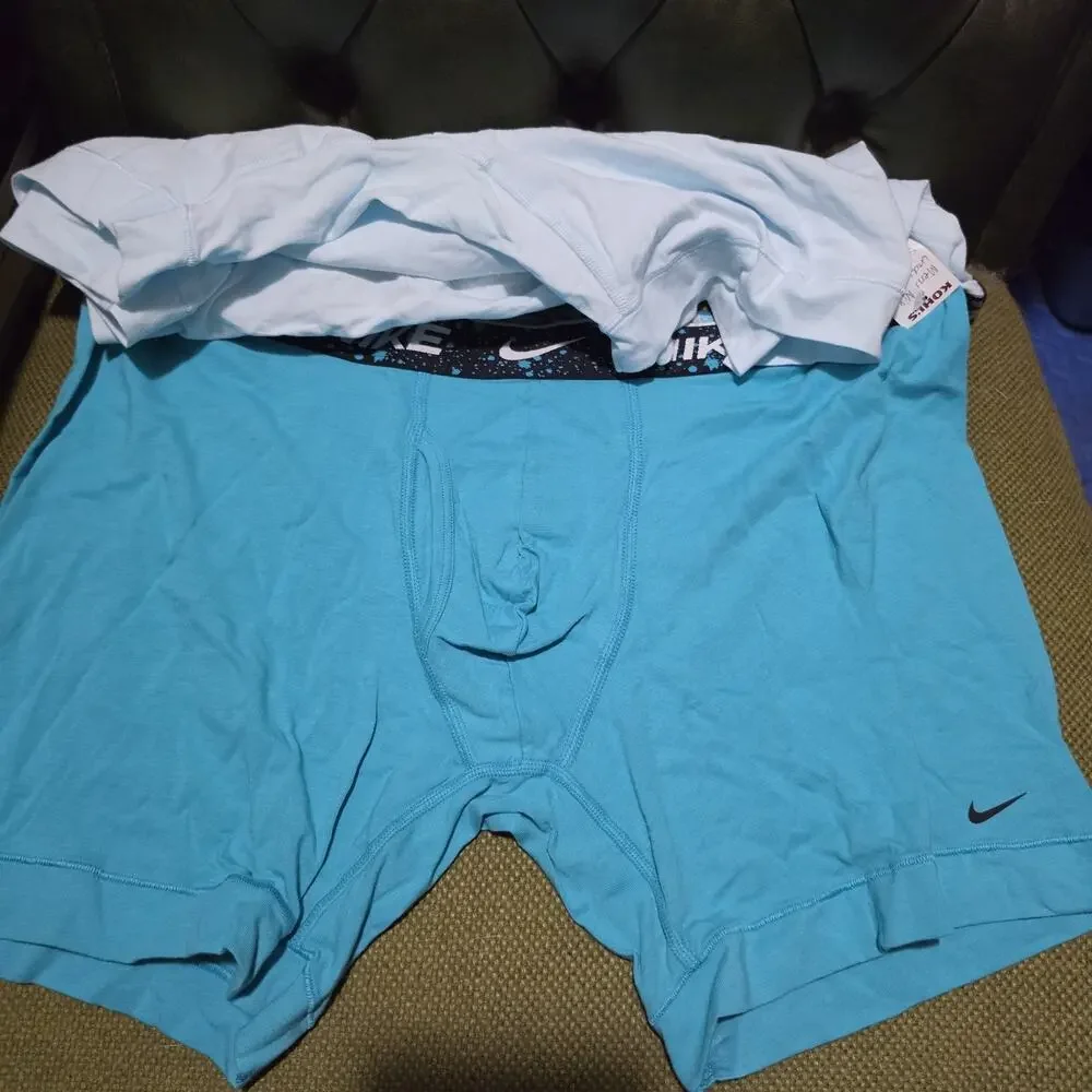 Men's Nike Boxer Briefs Size XL KE1167 Set of 2 Blues